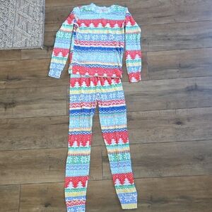 Colorful Christmas Pajama Set